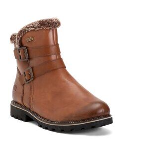 REMONTE Nutmeg Waterproof Leather Samira 84 Comfort Booties